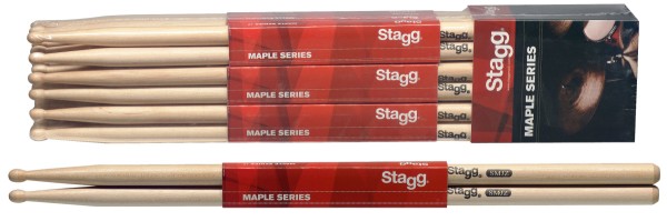 Stagg SMJZ Ahorn Drumsticks Holz Tip / Jazzsticks / Preis für 1 Paar