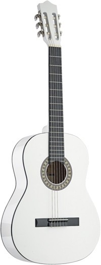 Stagg C510 WH 1/2 Klassik-Gitarre in Weiss mit Lindendecke