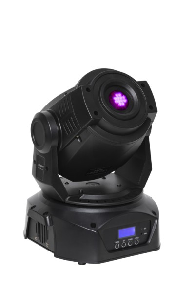 Gobo Moving-Head mit 90-Watt COB LED, 9 Farben, 7 Gobos, Prisma