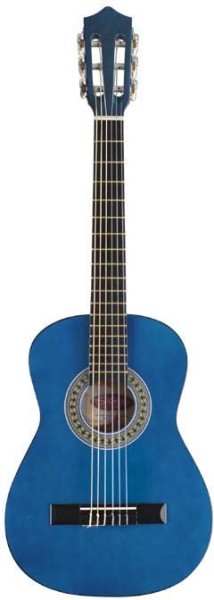 Stagg C510 BL 1/2 Klassik-Gitarre in blau mit Lindendecke