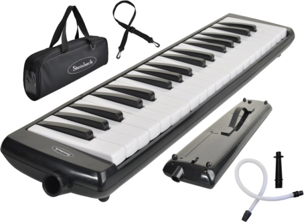 B-Ware Steinbach Melodica schwarz 37 Tasten inkl. Anblasschlauch